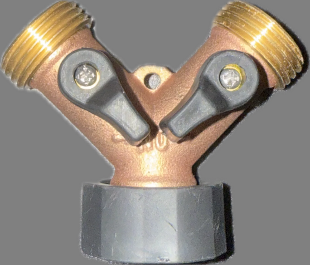 2 WAY HOSE SPLITTER