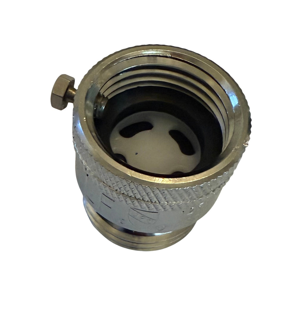 Chrome lead free vacuum breaker